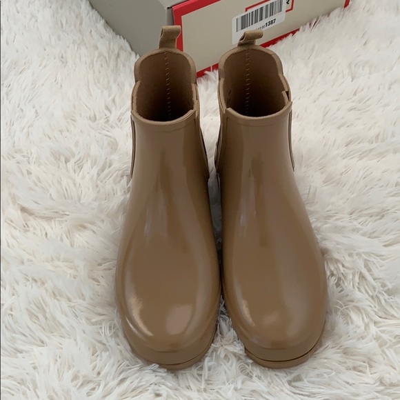 Hunter original refined Chelsea Gloss Rain boots - Picture 5 of 8